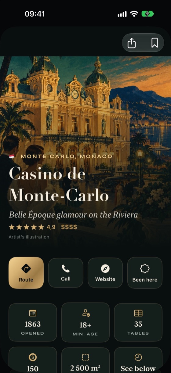 Casino de Monte-Carlo detail page